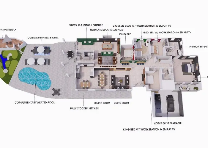 Built Into A Mountain - Heated Pool & Sports Lounge Phoenix